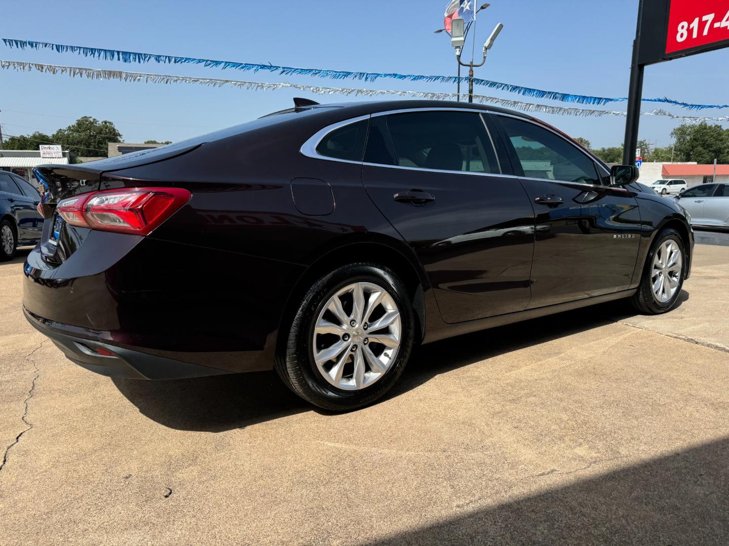 2020 RED CHEVROLET MALIBU LT (1LT) (1G1ZD5ST6LF) , located at 5900 E. Lancaster Ave., Fort Worth, TX, 76112, (817) 457-5456, 0.000000, 0.000000 - Photo#4