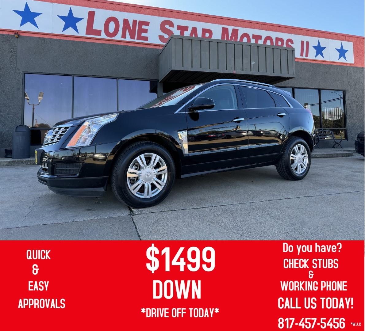 2014 BLACK CADILLAC SRX LUXURY (3GYFNBE34ES) , located at 5900 E. Lancaster Ave., Fort Worth, TX, 76112, (817) 457-5456, 0.000000, 0.000000 - Photo#0