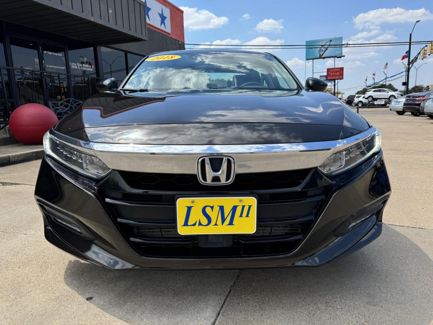 2018 BLACK HONDA ACCORD EX (1HGCV1F46JA) , located at 5900 E. Lancaster Ave., Fort Worth, TX, 76112, (817) 457-5456, 0.000000, 0.000000 - Photo#2