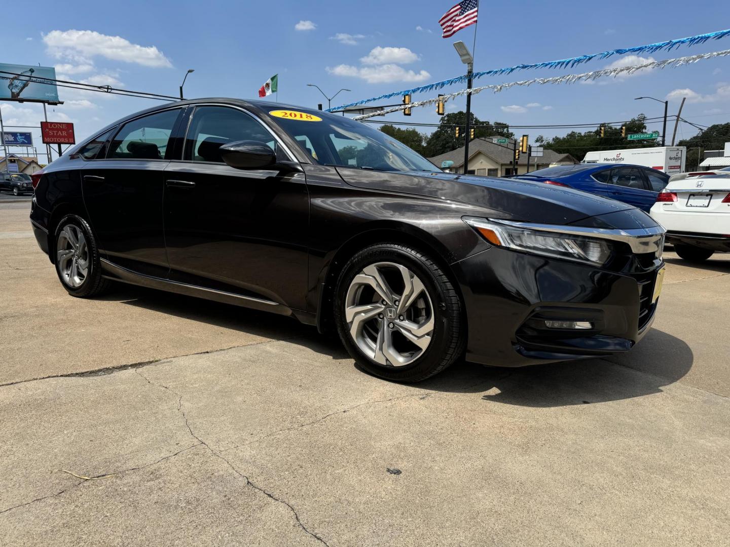 2018 BLACK HONDA ACCORD EX (1HGCV1F46JA) , located at 5900 E. Lancaster Ave., Fort Worth, TX, 76112, (817) 457-5456, 0.000000, 0.000000 - Photo#3