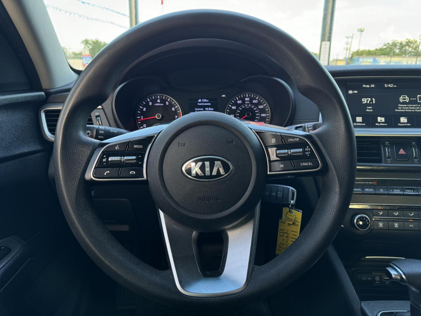 2019 SILVER KIA OPTIMA LX; S (5XXGT4L38KG) , located at 5900 E. Lancaster Ave., Fort Worth, TX, 76112, (817) 457-5456, 0.000000, 0.000000 - Photo#19