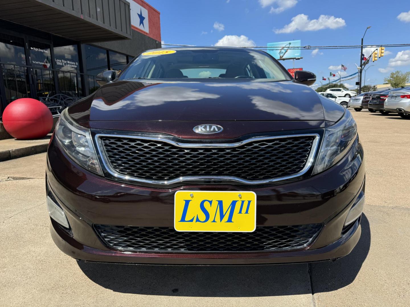 2015 PURPLE KIA OPTIMA EX; LX (5XXGN4A72FG) , located at 5900 E. Lancaster Ave., Fort Worth, TX, 76112, (817) 457-5456, 0.000000, 0.000000 - Photo#2