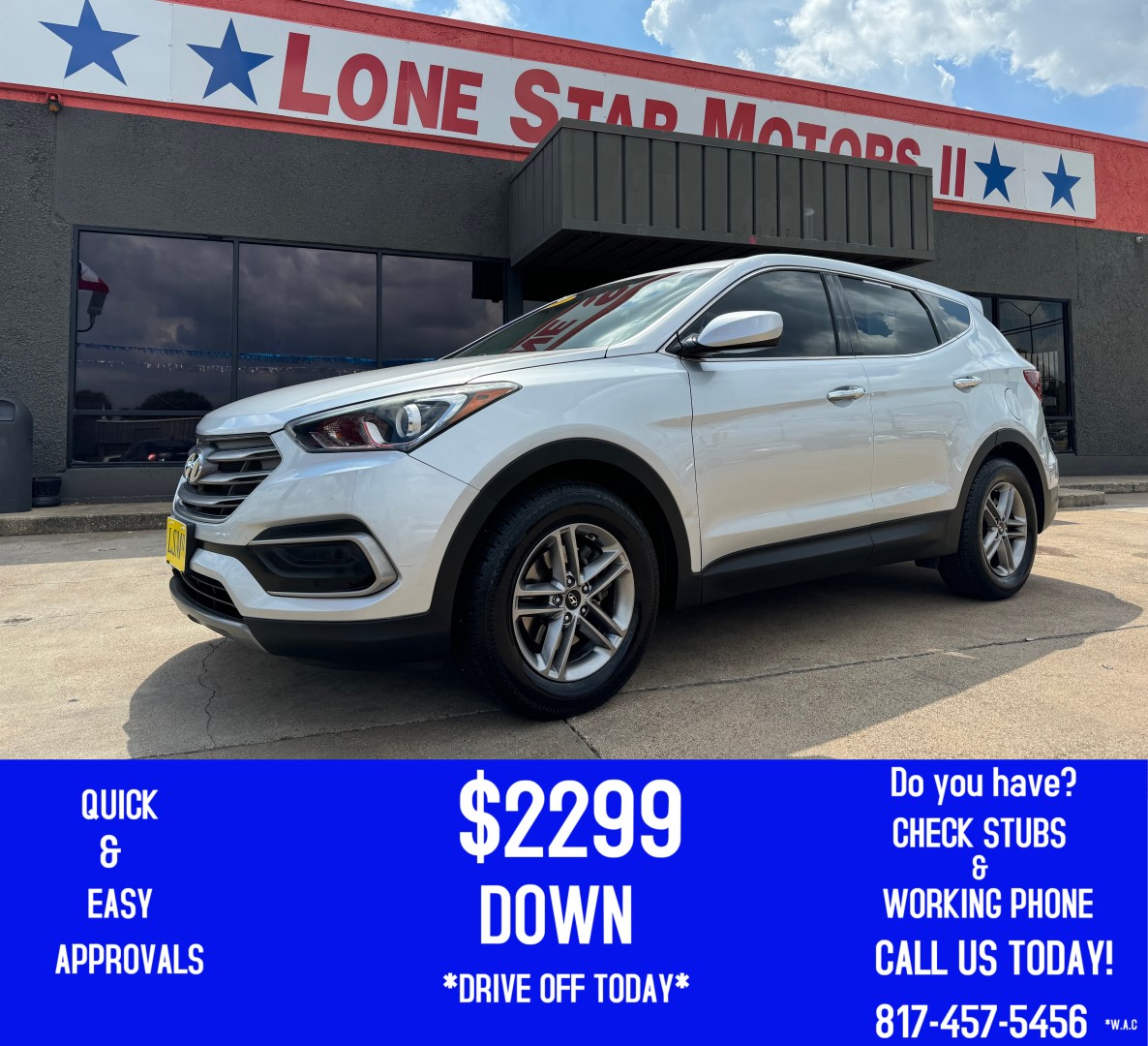 photo of 2018 HYUNDAI SANTA FE SPORT BASE 4 DOOR WAGON