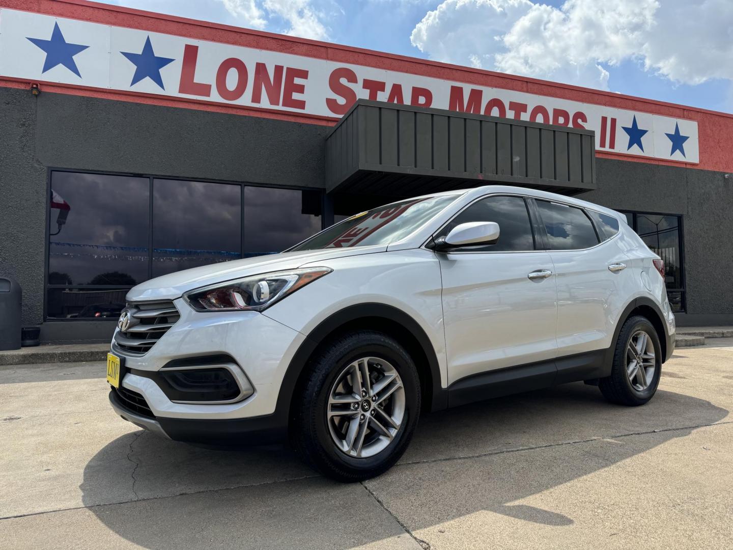 2018 SILVER HYUNDAI SANTA FE SPORT BASE (5XYZT3LB2JG) , located at 5900 E. Lancaster Ave., Fort Worth, TX, 76112, (817) 457-5456, 0.000000, 0.000000 - Photo#1