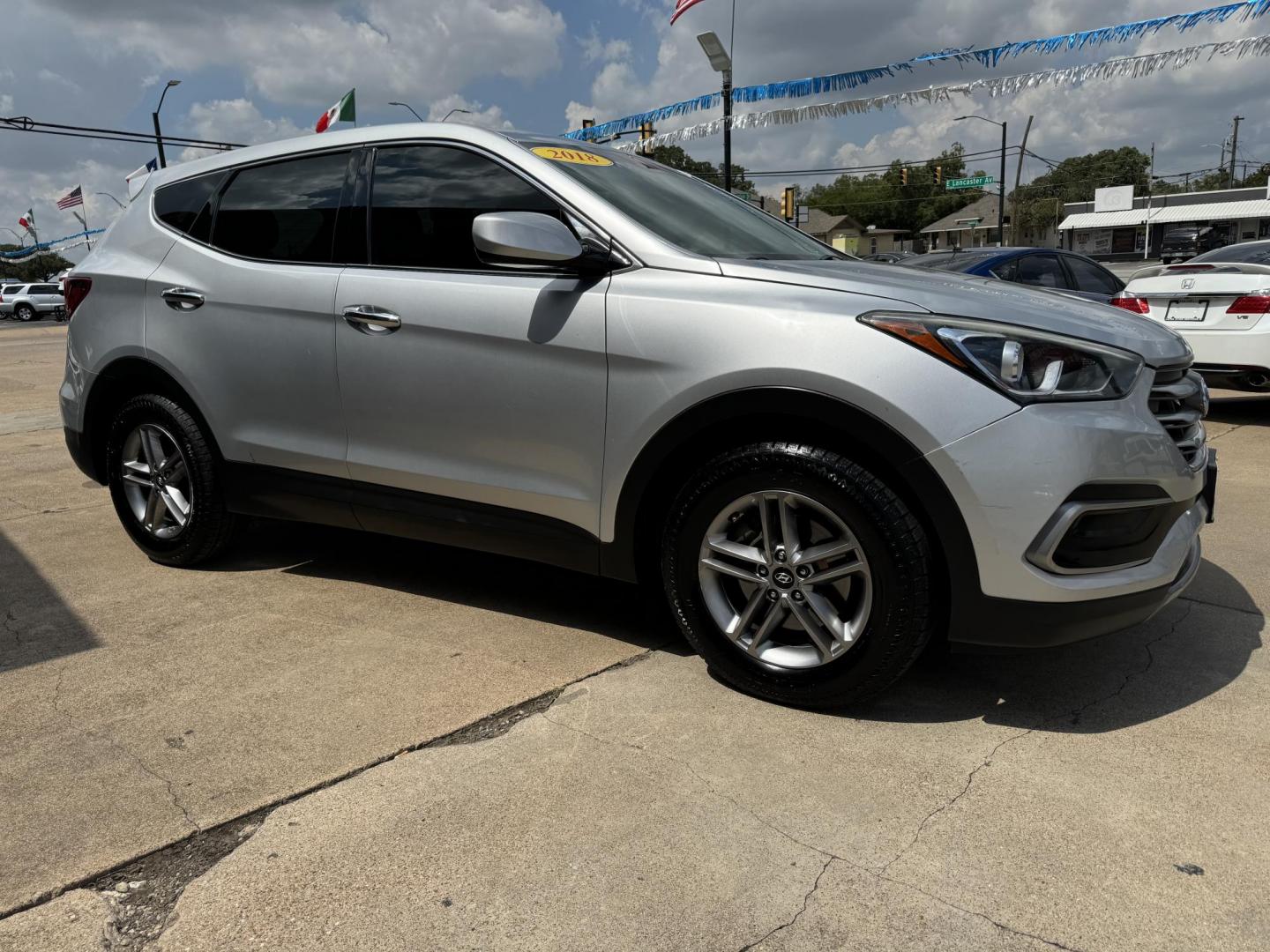 2018 SILVER HYUNDAI SANTA FE SPORT BASE (5XYZT3LB2JG) , located at 5900 E. Lancaster Ave., Fort Worth, TX, 76112, (817) 457-5456, 0.000000, 0.000000 - Photo#3