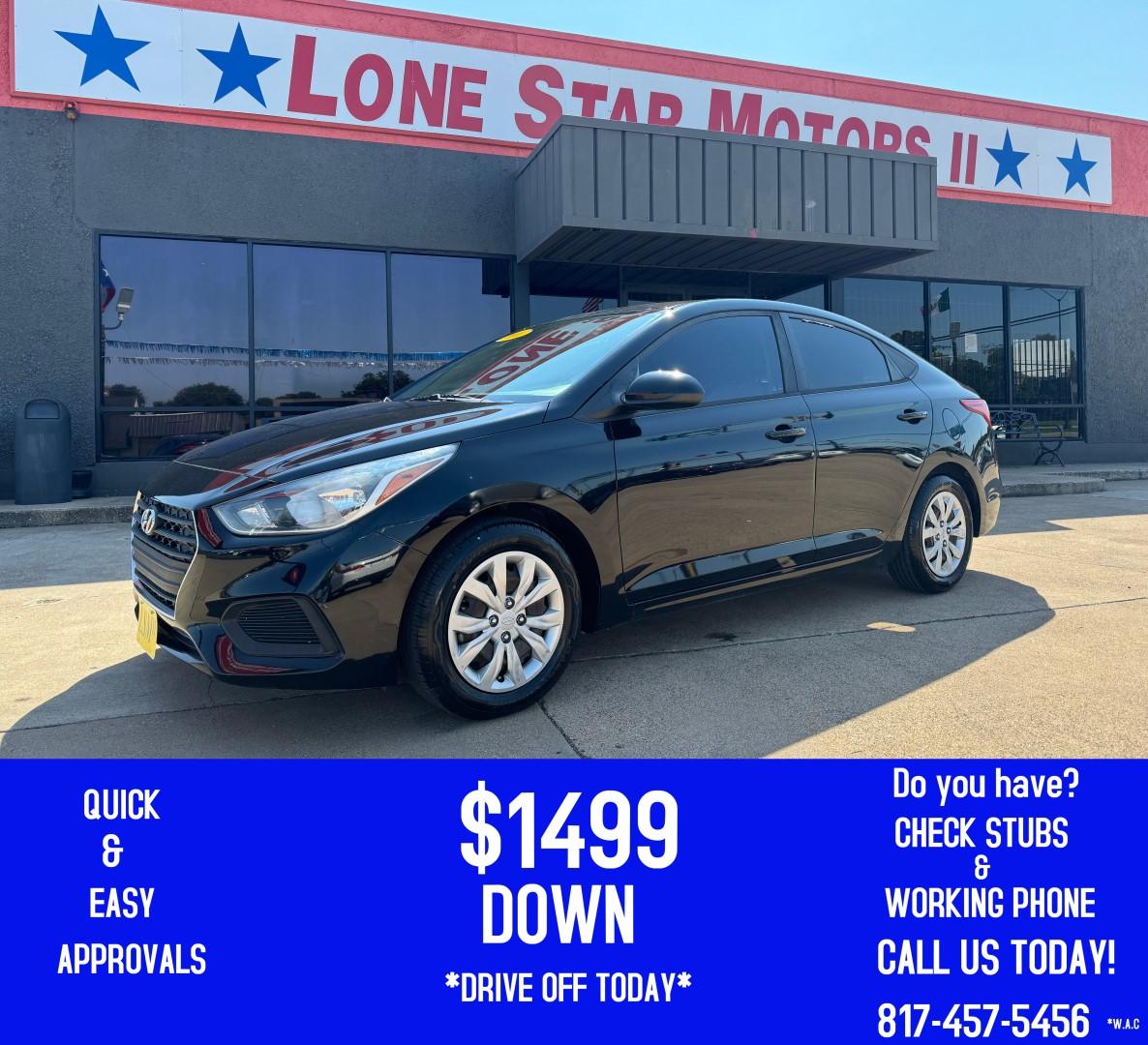 2018 BLACK HYUNDAI ACCENT SE; SEL (3KPC24A36JE) , located at 5900 E. Lancaster Ave., Fort Worth, TX, 76112, (817) 457-5456, 0.000000, 0.000000 - Photo#0