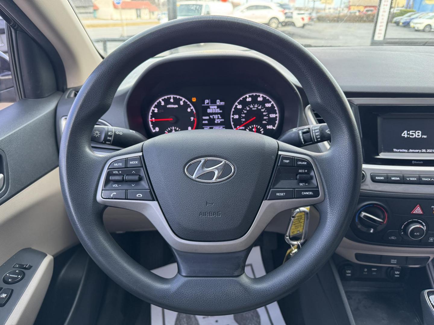 2018 BLACK HYUNDAI ACCENT SE; SEL (3KPC24A36JE) , located at 5900 E. Lancaster Ave., Fort Worth, TX, 76112, (817) 457-5456, 0.000000, 0.000000 - Photo#18