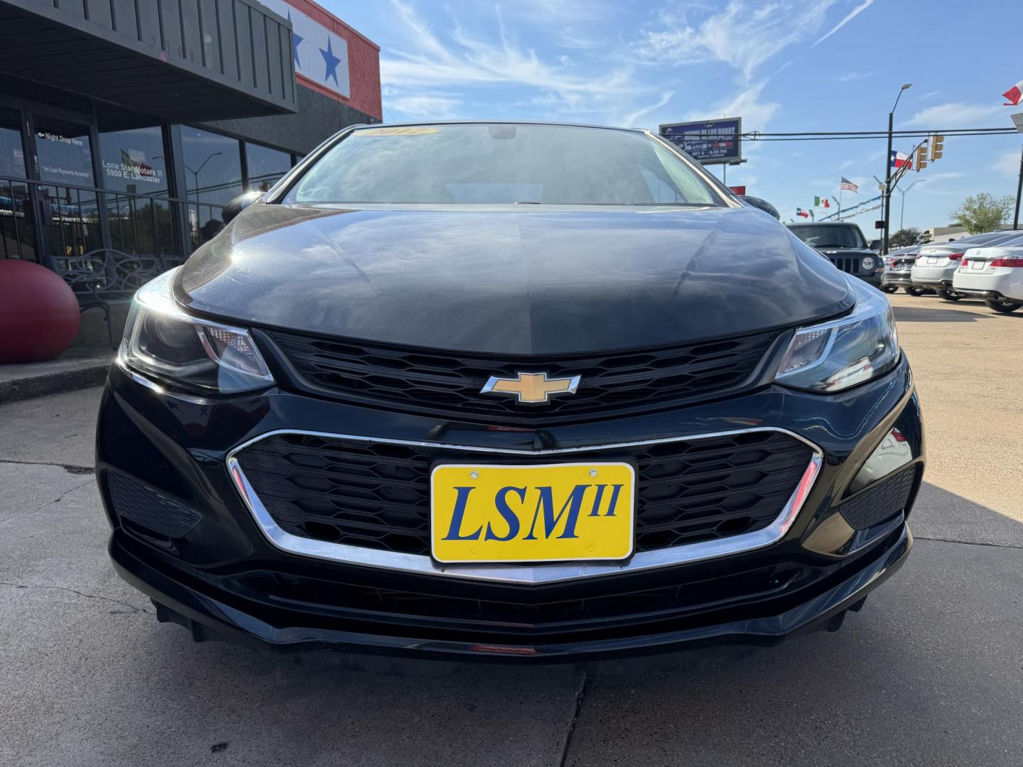 2017 BLACK CHEVROLET CRUZE LT (1G1BE5SM0H7) , located at 5900 E. Lancaster Ave., Fort Worth, TX, 76112, (817) 457-5456, 0.000000, 0.000000 - Photo#2