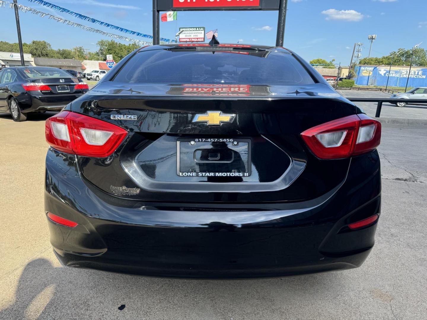 2017 BLACK CHEVROLET CRUZE LT (1G1BE5SM0H7) , located at 5900 E. Lancaster Ave., Fort Worth, TX, 76112, (817) 457-5456, 0.000000, 0.000000 - Photo#5