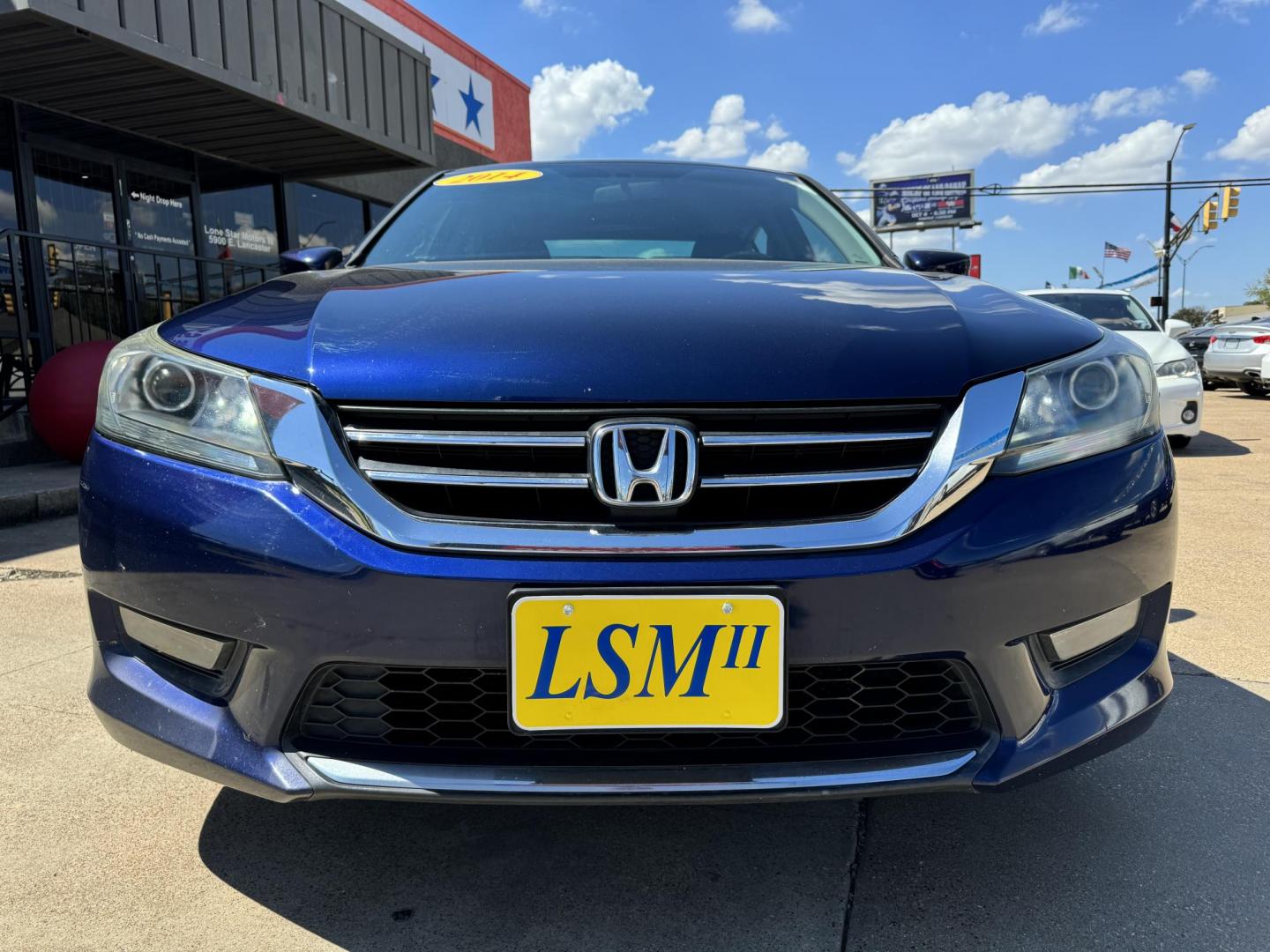 2014 BLUE HONDA ACCORD SPORT (1HGCR2F57EA) , located at 5900 E. Lancaster Ave., Fort Worth, TX, 76112, (817) 457-5456, 0.000000, 0.000000 - Photo#2