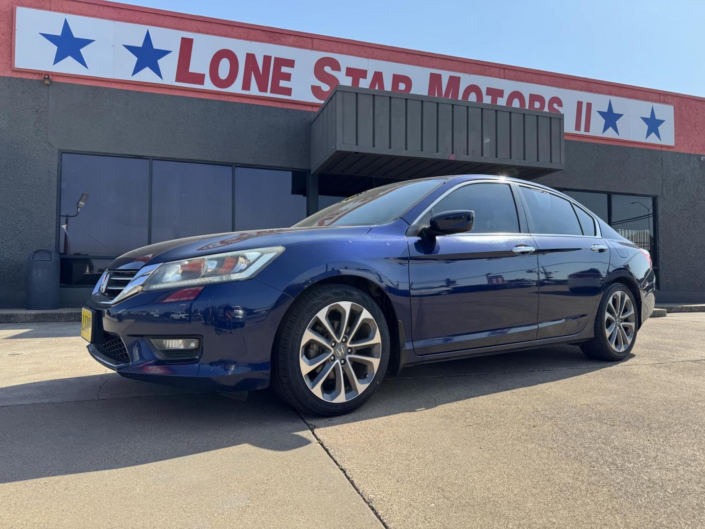 2014 BLUE HONDA ACCORD SPORT (1HGCR2F57EA) , located at 5900 E. Lancaster Ave., Fort Worth, TX, 76112, (817) 457-5456, 0.000000, 0.000000 - Photo#0