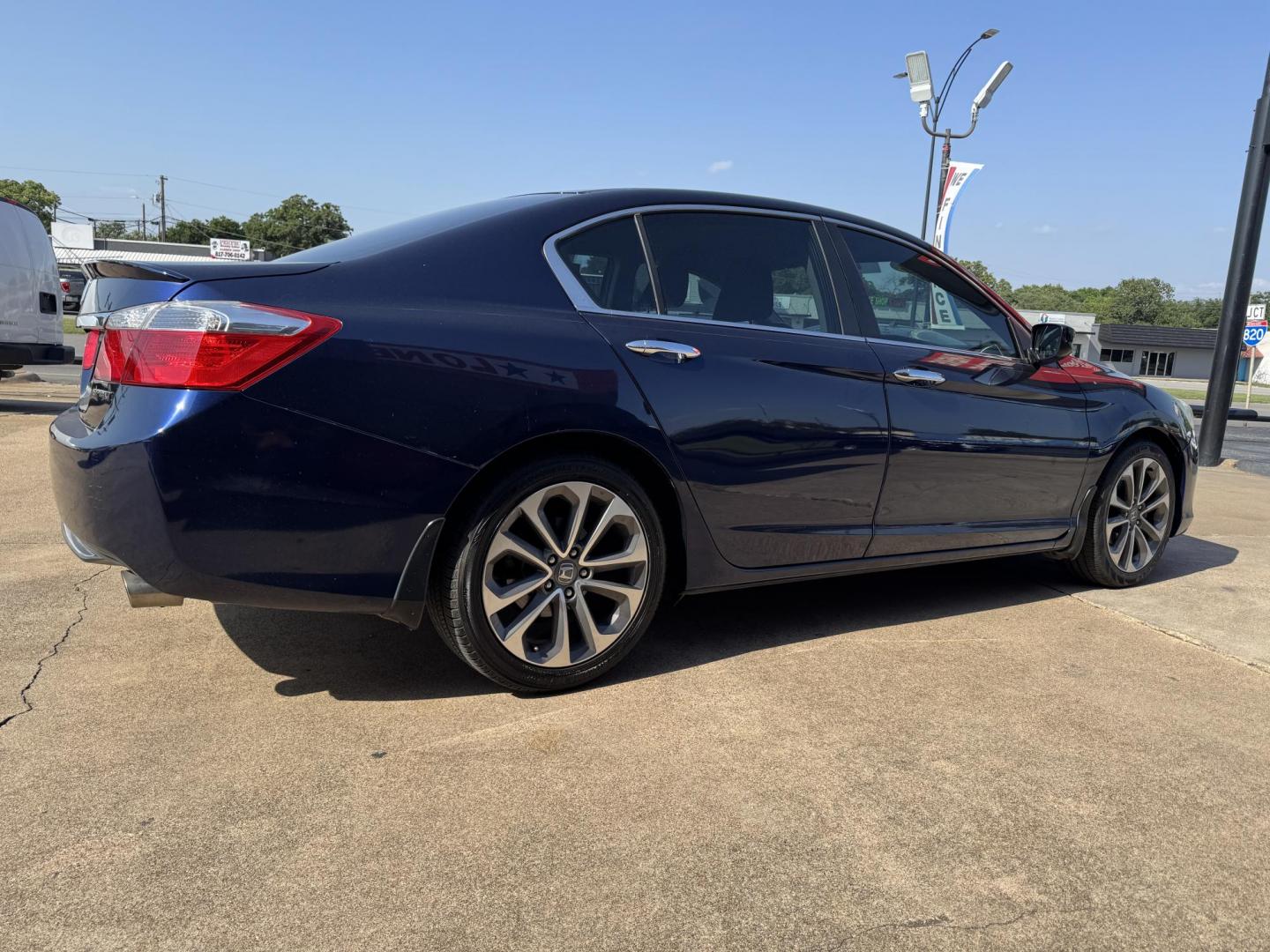 2014 BLUE HONDA ACCORD SPORT (1HGCR2F57EA) , located at 5900 E. Lancaster Ave., Fort Worth, TX, 76112, (817) 457-5456, 0.000000, 0.000000 - Photo#3