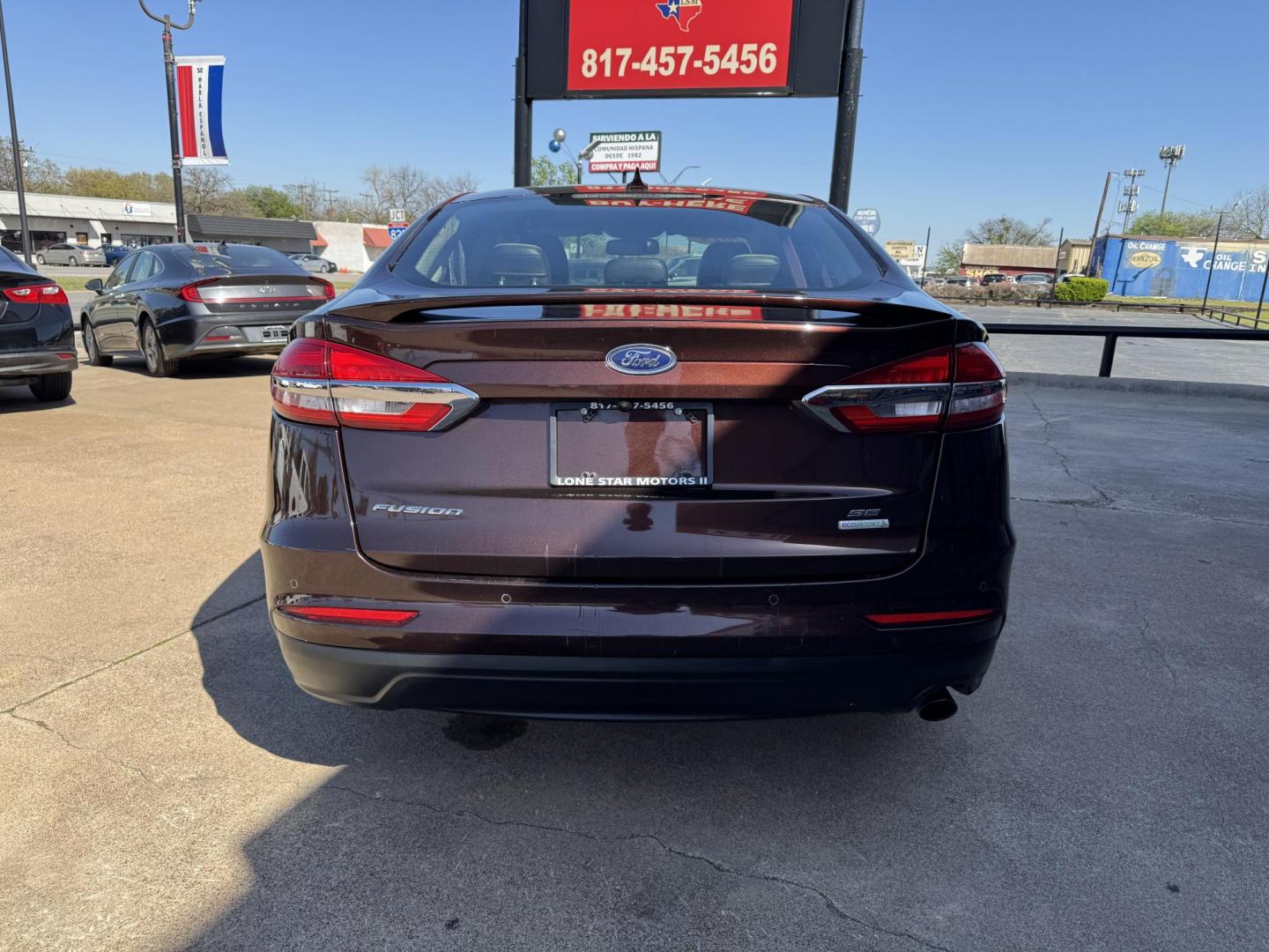 2019 RED FORD FUSION SE (3FA6P0HD7KR) , located at 5900 E. Lancaster Ave., Fort Worth, TX, 76112, (817) 457-5456, 0.000000, 0.000000 - Photo#4