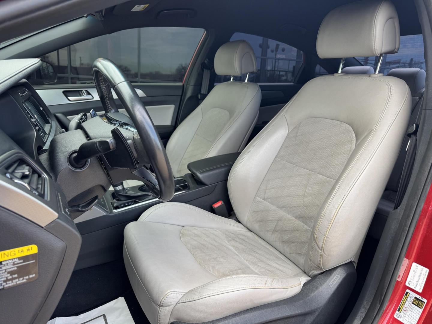 2017 RED HYUNDAI SONATA SPORT 2.0T; L (5NPE34ABXHH) , located at 5900 E. Lancaster Ave., Fort Worth, TX, 76112, (817) 457-5456, 0.000000, 0.000000 - Photo#9