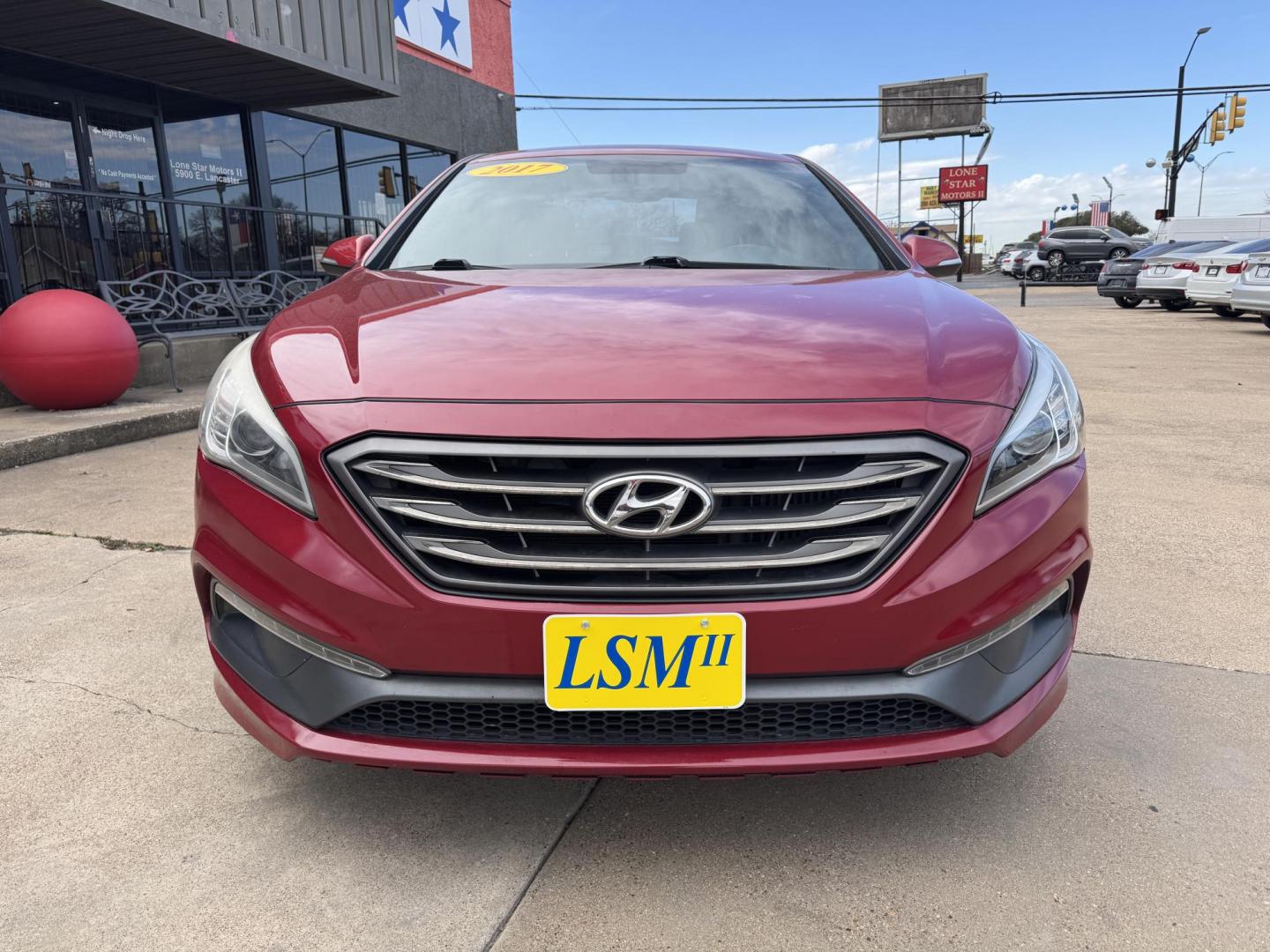 2017 RED HYUNDAI SONATA SPORT 2.0T; L (5NPE34ABXHH) , located at 5900 E. Lancaster Ave., Fort Worth, TX, 76112, (817) 457-5456, 0.000000, 0.000000 - Photo#1