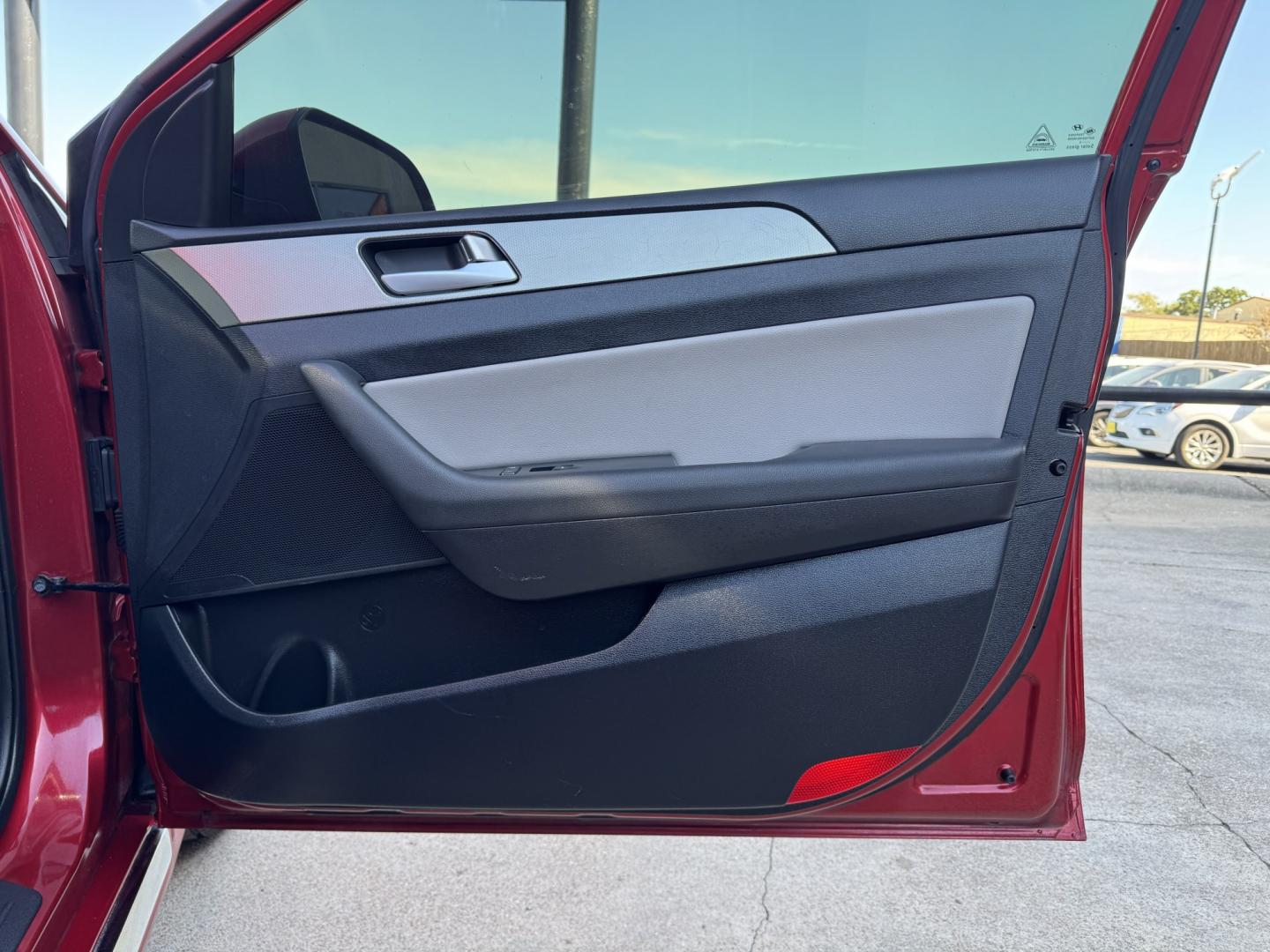 2017 RED HYUNDAI SONATA SPORT 2.0T; L (5NPE34ABXHH) , located at 5900 E. Lancaster Ave., Fort Worth, TX, 76112, (817) 457-5456, 0.000000, 0.000000- Photo#15