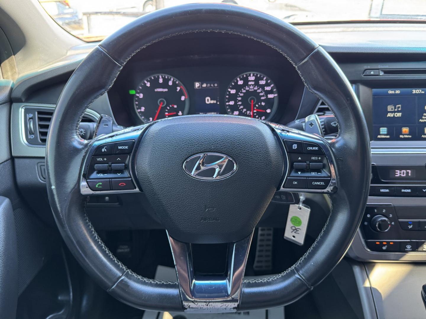 2017 RED HYUNDAI SONATA SPORT 2.0T; L (5NPE34ABXHH) , located at 5900 E. Lancaster Ave., Fort Worth, TX, 76112, (817) 457-5456, 0.000000, 0.000000- Photo#21