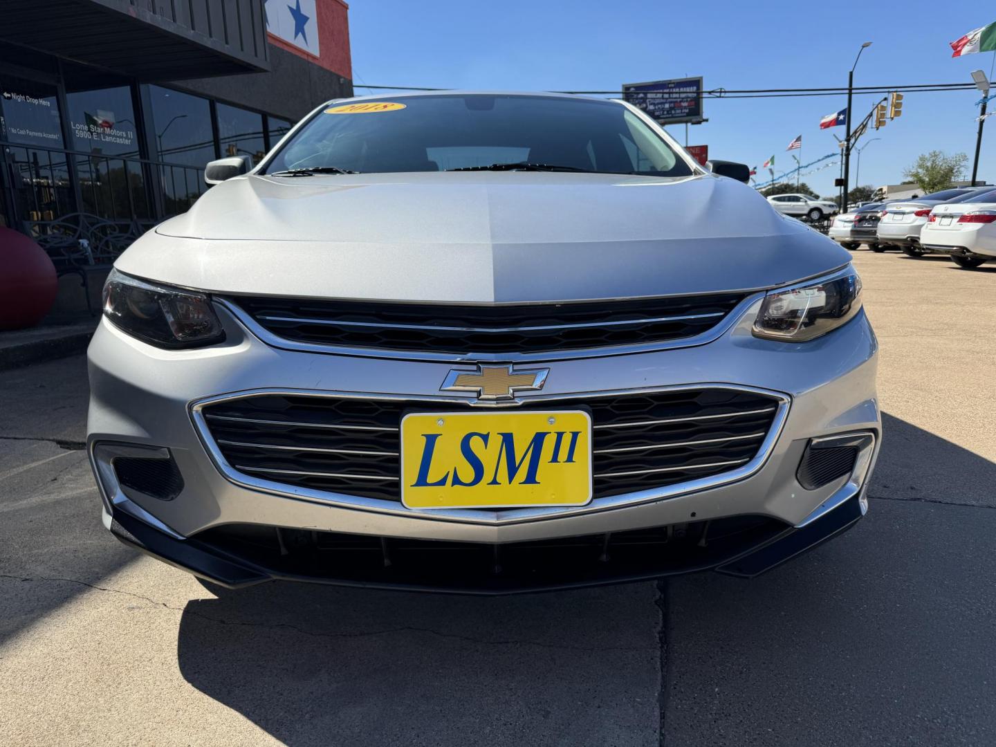 2018 SILVER CHEVROLET MALIBU LS (1LS) (1G1ZB5ST7JF) , located at 5900 E. Lancaster Ave., Fort Worth, TX, 76112, (817) 457-5456, 0.000000, 0.000000 - Photo#2