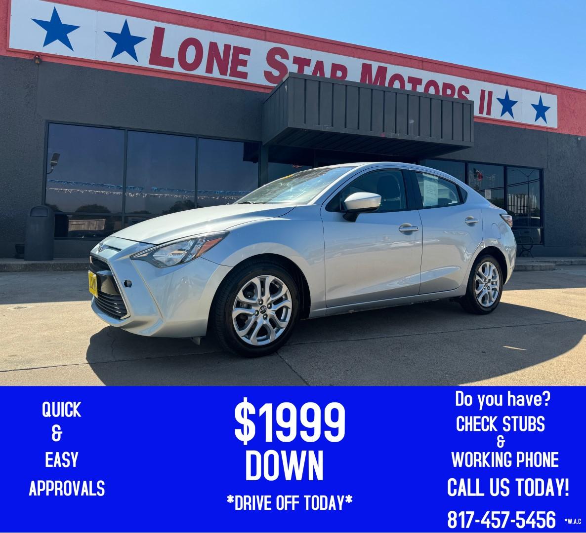 2018 SILVER TOYOTA YARIS IA BASE (3MYDLBYV2JY) , located at 5900 E. Lancaster Ave., Fort Worth, TX, 76112, (817) 457-5456, 0.000000, 0.000000 - Photo#0