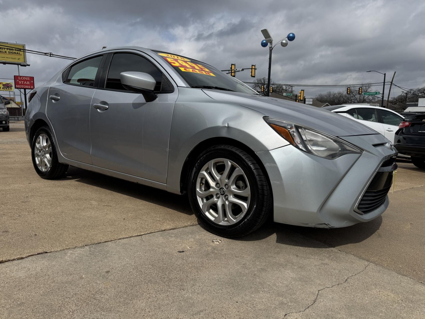 2018 SILVER TOYOTA YARIS IA BASE (3MYDLBYV2JY) , located at 5900 E. Lancaster Ave., Fort Worth, TX, 76112, (817) 457-5456, 0.000000, 0.000000- Photo#2