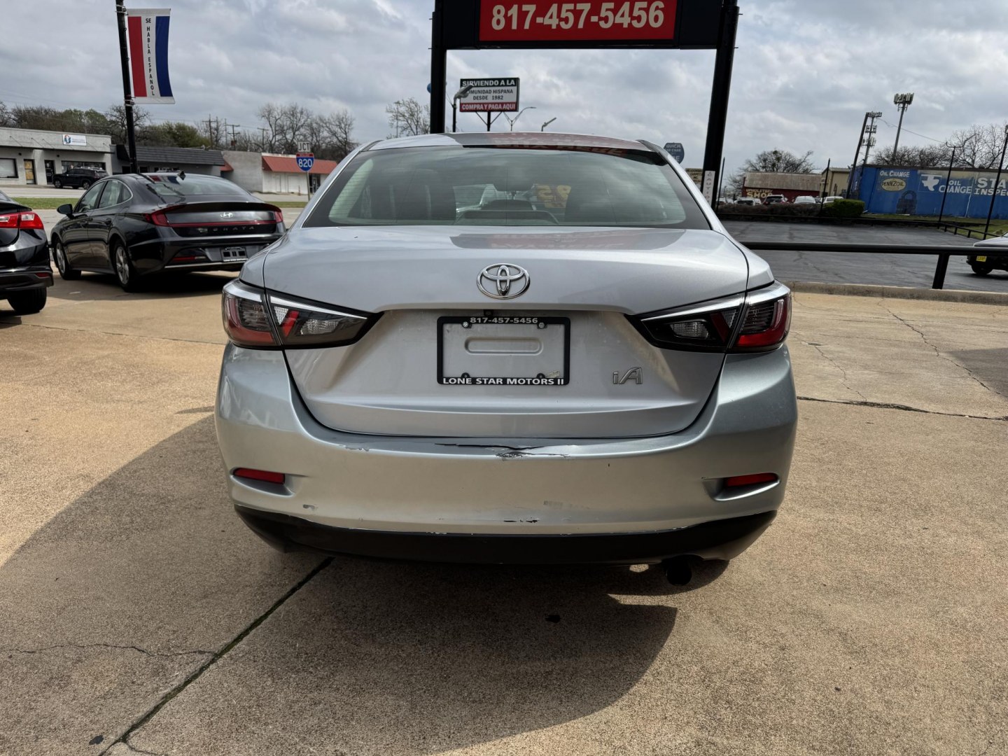 2018 SILVER TOYOTA YARIS IA BASE (3MYDLBYV2JY) , located at 5900 E. Lancaster Ave., Fort Worth, TX, 76112, (817) 457-5456, 0.000000, 0.000000- Photo#4