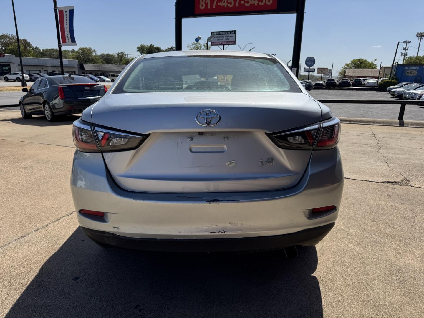 2018 SILVER TOYOTA YARIS IA BASE (3MYDLBYV2JY) , located at 5900 E. Lancaster Ave., Fort Worth, TX, 76112, (817) 457-5456, 0.000000, 0.000000- Photo#4