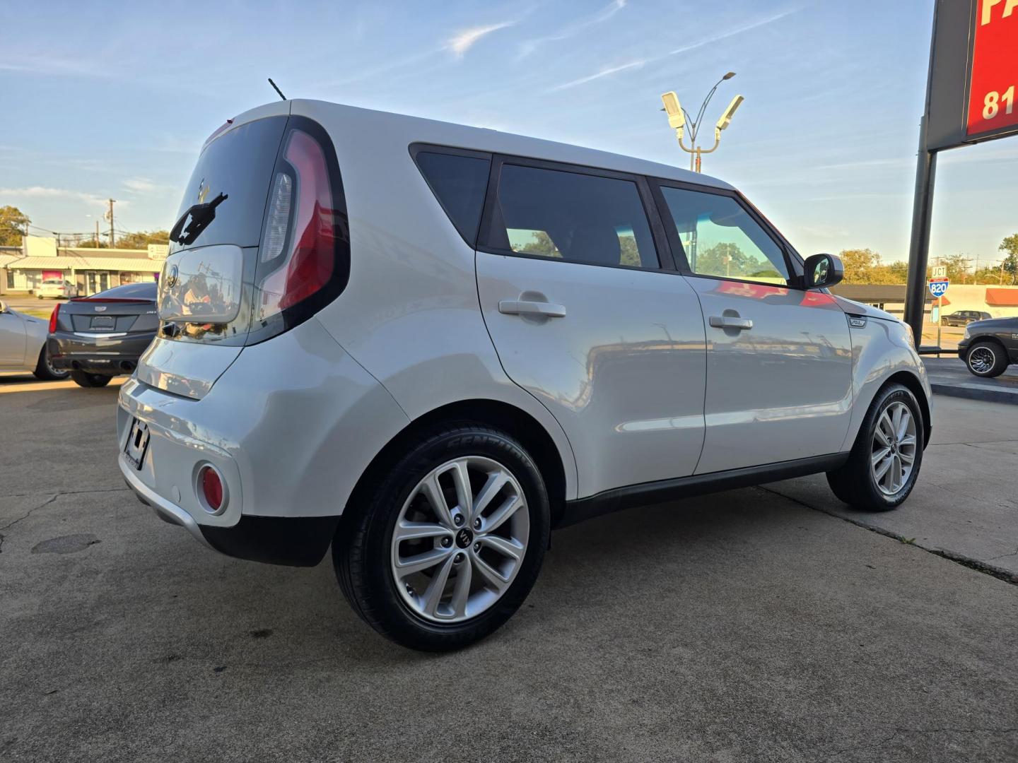 2017 WHITE KIA SOUL + (PLUS) (KNDJP3A56H7) , located at 5900 E. Lancaster Ave., Fort Worth, TX, 76112, (817) 457-5456, 0.000000, 0.000000 - Photo#3