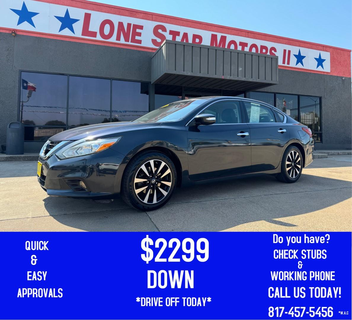 2018 BLACK NISSAN ALTIMA 2.5; 2.5 S; 2 (1N4AL3AP9JC) , located at 5900 E. Lancaster Ave., Fort Worth, TX, 76112, (817) 457-5456, 0.000000, 0.000000 - Photo#0