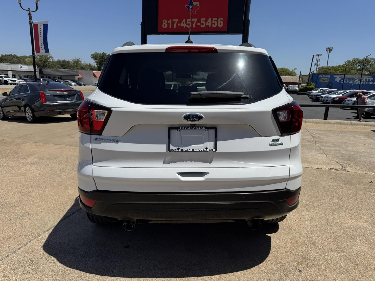 2019 WHITE FORD ESCAPE (1FMCU0GD1KU) , located at 5900 E. Lancaster Ave., Fort Worth, TX, 76112, (817) 457-5456, 0.000000, 0.000000- Photo#4