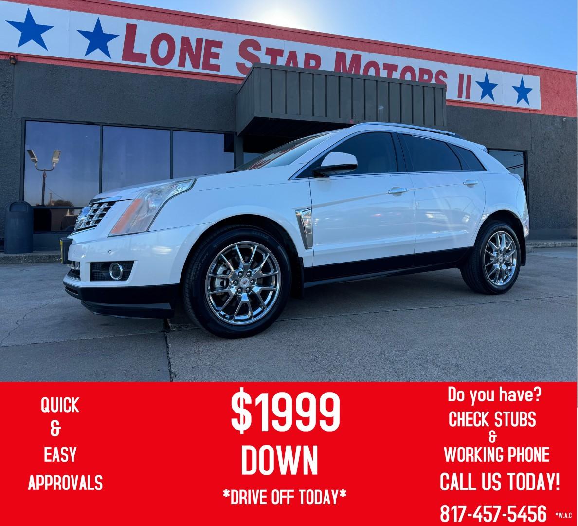 2014 WHITE CADILLAC SRX PREMIUM (3GYFNDE31ES) , located at 5900 E. Lancaster Ave., Fort Worth, TX, 76112, (817) 457-5456, 0.000000, 0.000000 - Photo#0