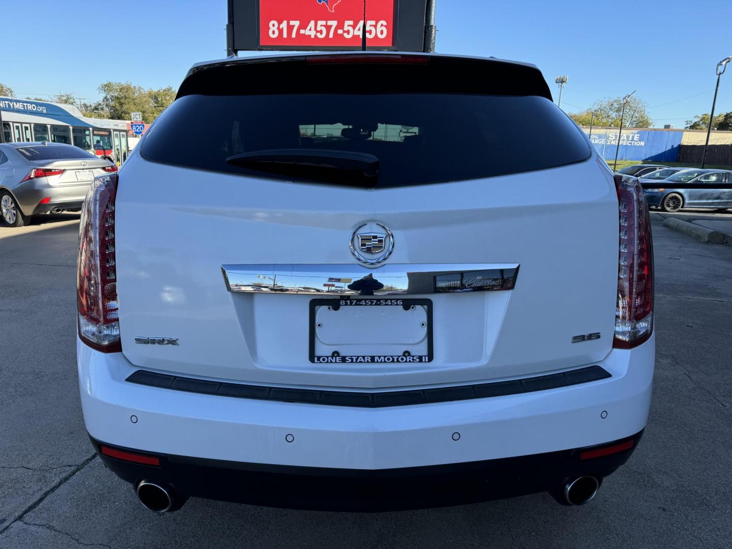 2014 WHITE CADILLAC SRX PREMIUM (3GYFNDE31ES) , located at 5900 E. Lancaster Ave., Fort Worth, TX, 76112, (817) 457-5456, 0.000000, 0.000000 - Photo#5