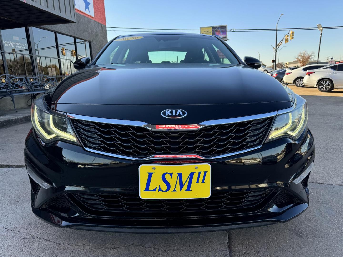 2020 BLACK KIA OPTIMA LX; S; SE (5XXGT4L36LG) , located at 5900 E. Lancaster Ave., Fort Worth, TX, 76112, (817) 457-5456, 0.000000, 0.000000 - Photo#2