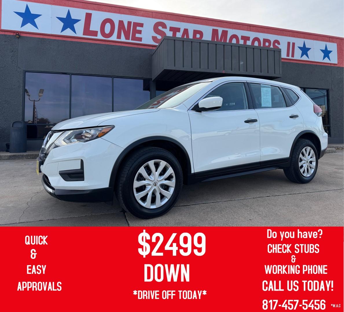 2019 WHITE NISSAN ROGUE S; SL; SV (KNMAT2MT1KP) , located at 5900 E. Lancaster Ave., Fort Worth, TX, 76112, (817) 457-5456, 0.000000, 0.000000 - Photo#0