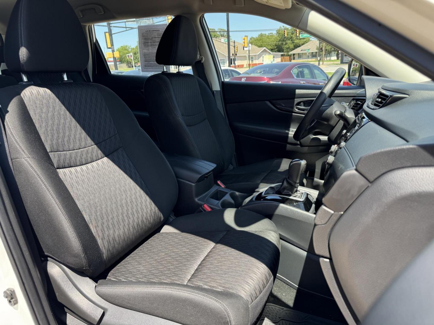 2019 WHITE /BLACK NISSAN ROGUE S; SL; SV S 2WD (KNMAT2MT1KP) with an 2.5L engine, CVT transmission, located at 5900 E. Lancaster Ave., Fort Worth, TX, 76112, (817) 457-5456, 0.000000, 0.000000 - Looking for a fuel-efficient, reliable compact SUV? The 2019 Nissan Rogue S comes with a 2.5L 4-cylinder engine and CVT automatic transmission, making it perfect for city and highway driving. Seats 5 passengers comfortably with charcoal cloth interior. This front-wheel drive SUV includes essential s - Photo#16