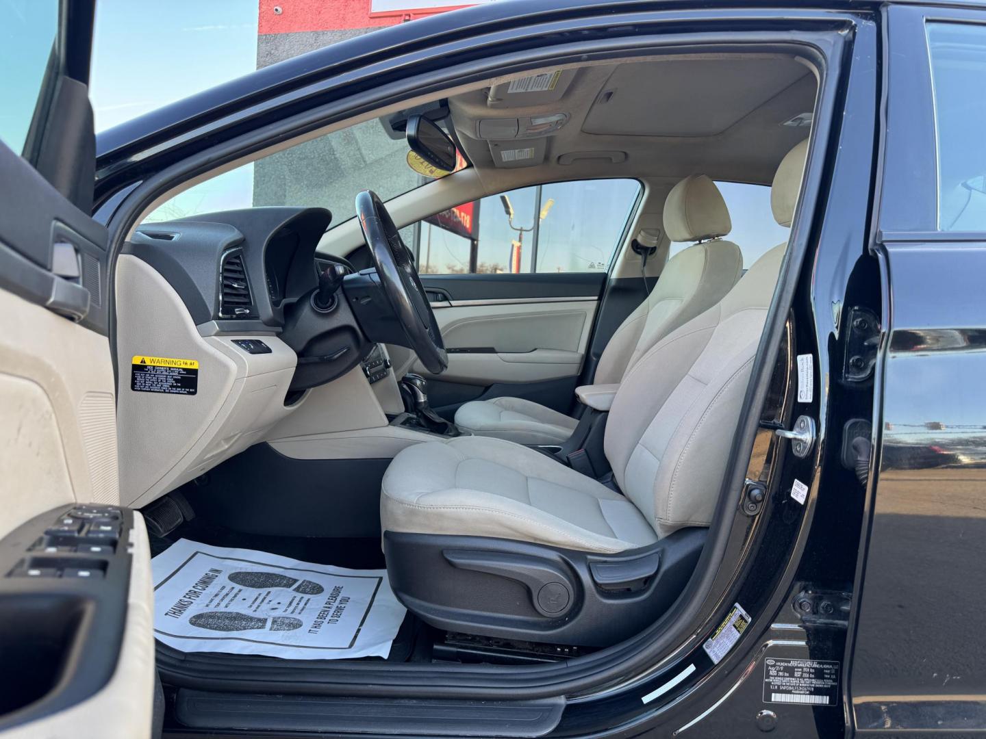 2018 BLACK HYUNDAI ELANTRA LIMITED; SE (5NPD84LF5JH) , located at 5900 E. Lancaster Ave., Fort Worth, TX, 76112, (817) 457-5456, 0.000000, 0.000000 - Photo#8