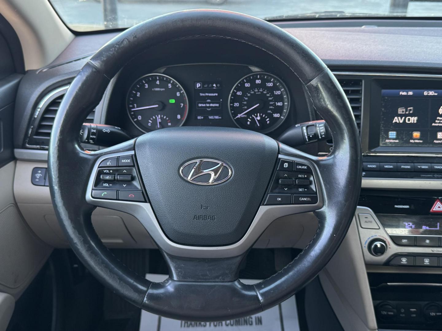 2018 BLACK HYUNDAI ELANTRA LIMITED; SE (5NPD84LF5JH) , located at 5900 E. Lancaster Ave., Fort Worth, TX, 76112, (817) 457-5456, 0.000000, 0.000000 - Photo#18