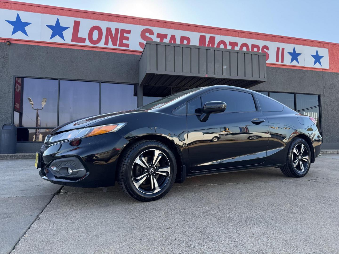 2015 BLACK HONDA CIVIC EX (2HGFG3B85FH) , located at 5900 E. Lancaster Ave., Fort Worth, TX, 76112, (817) 457-5456, 0.000000, 0.000000 - Photo#1