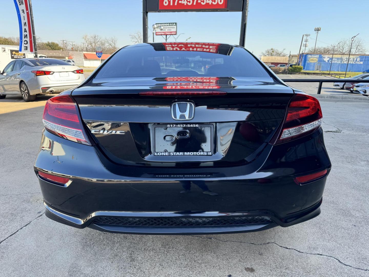 2015 BLACK HONDA CIVIC EX (2HGFG3B85FH) , located at 5900 E. Lancaster Ave., Fort Worth, TX, 76112, (817) 457-5456, 0.000000, 0.000000 - Photo#5