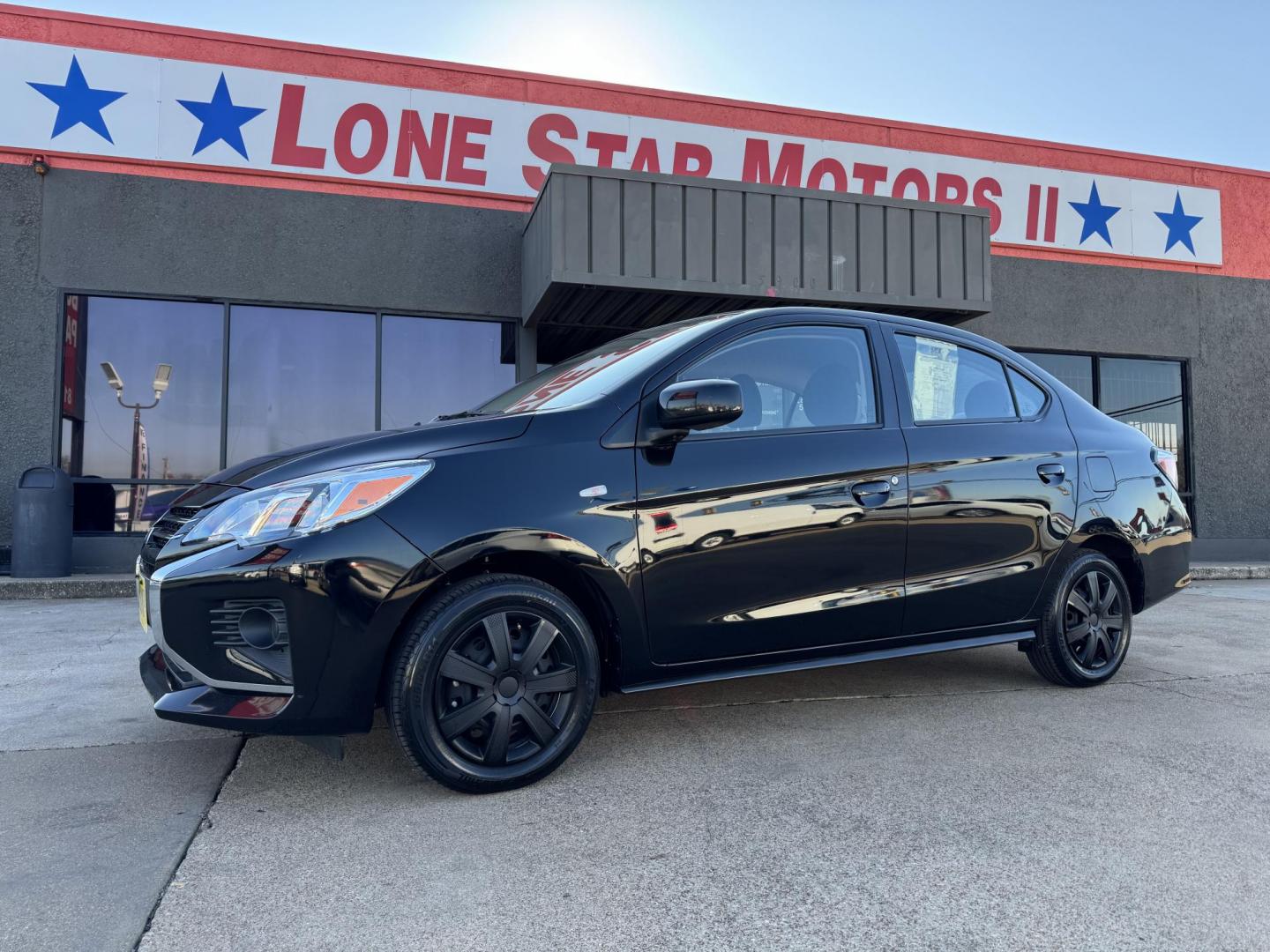 2024 BLACK MITSUBISHI MIRAGE G4 LE; ES; BE (ML32FUFJ5RH) , located at 5900 E. Lancaster Ave., Fort Worth, TX, 76112, (817) 457-5456, 0.000000, 0.000000 - Photo#1