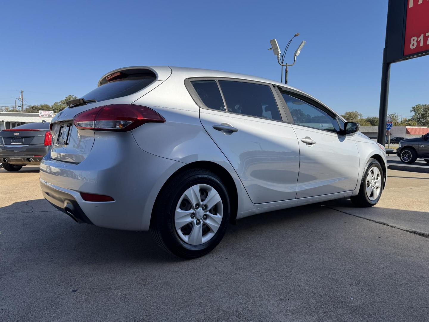 2017 SILVER KIA FORTE5 EX; LX (KNAFK5A81H5) , located at 5900 E. Lancaster Ave., Fort Worth, TX, 76112, (817) 457-5456, 0.000000, 0.000000 - Photo#3