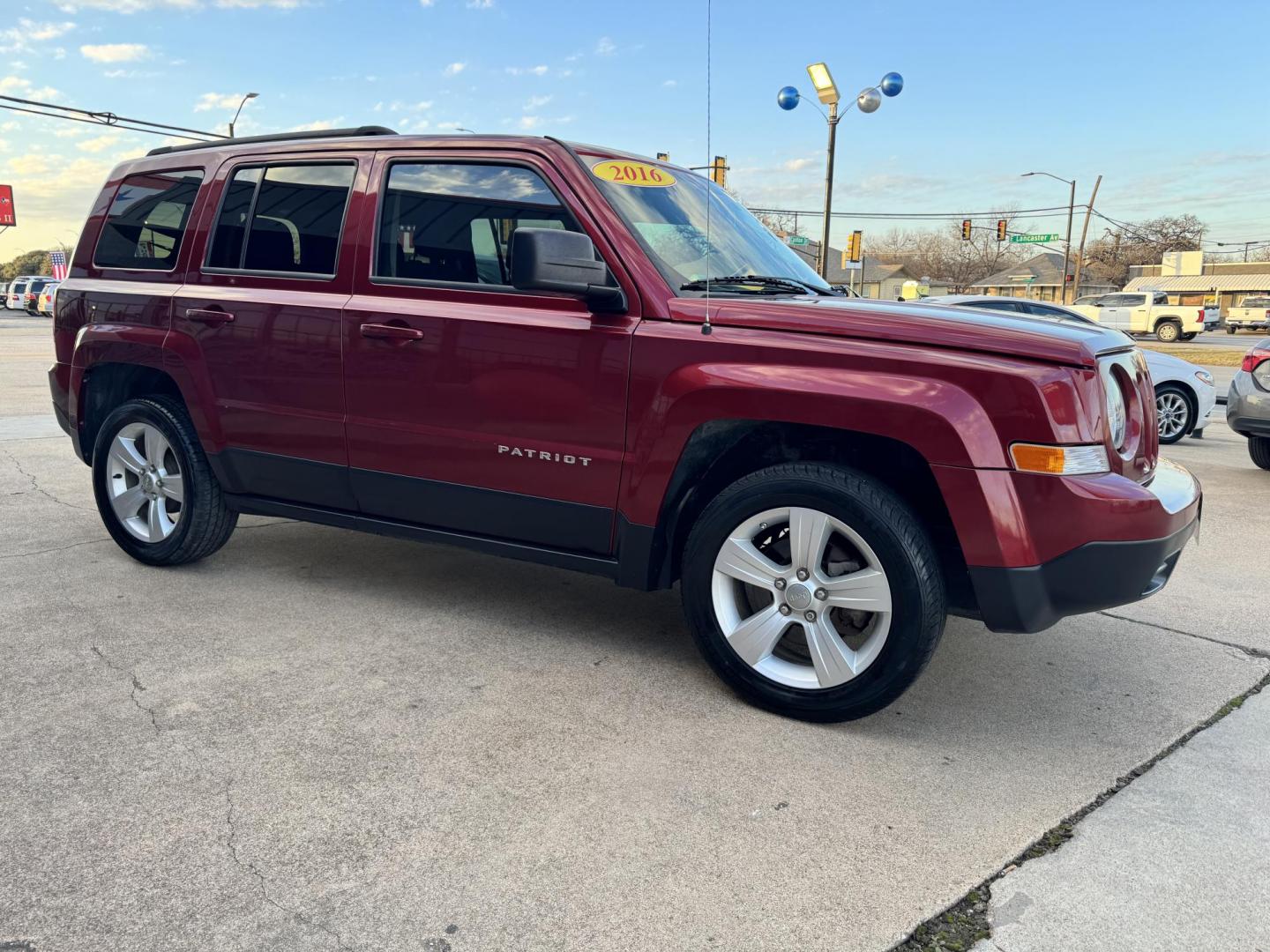 2016 RED JEEP PATRIOT SPORT (1C4NJPBB2GD) , located at 5900 E. Lancaster Ave., Fort Worth, TX, 76112, (817) 457-5456, 0.000000, 0.000000 - Photo#3