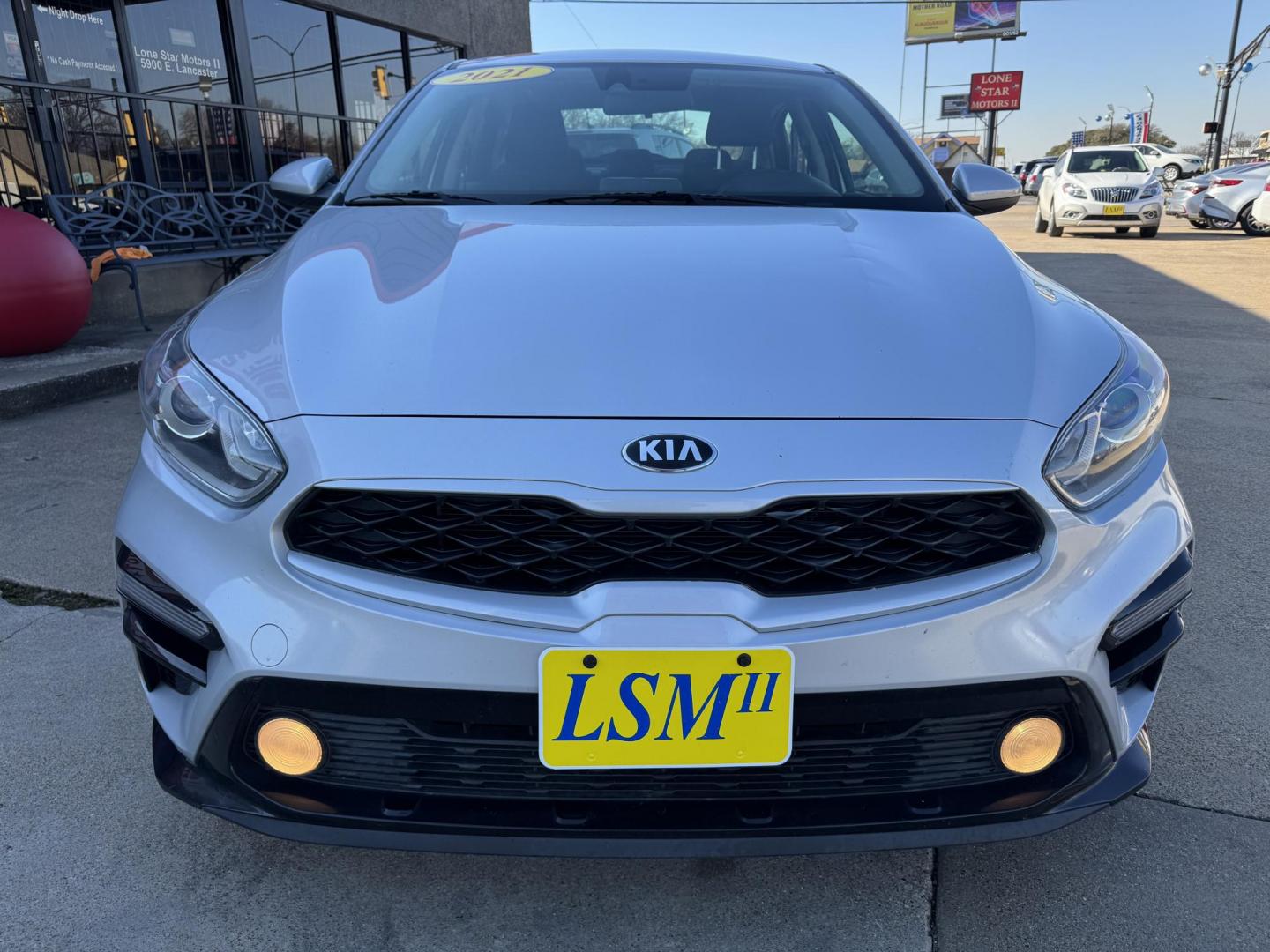 2021 SILVER KIA FORTE FE; LXS (3KPF24AD4ME) , located at 5900 E. Lancaster Ave., Fort Worth, TX, 76112, (817) 457-5456, 0.000000, 0.000000 - Photo#2