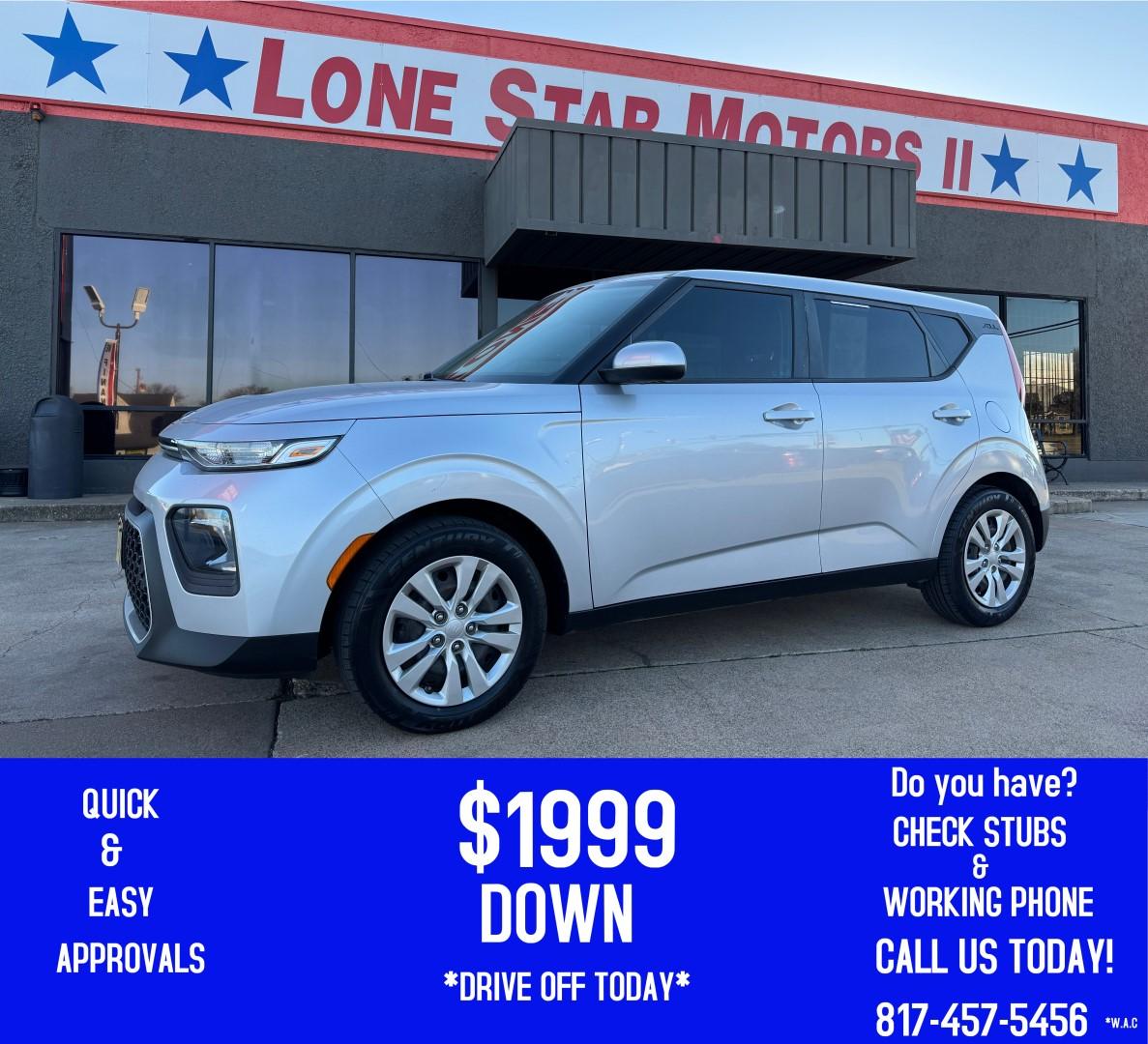 2020 GRAY KIA SOUL LX; S; X-LINE (KNDJ23AU9L7) , located at 5900 E. Lancaster Ave., Fort Worth, TX, 76112, (817) 457-5456, 0.000000, 0.000000 - Photo#0