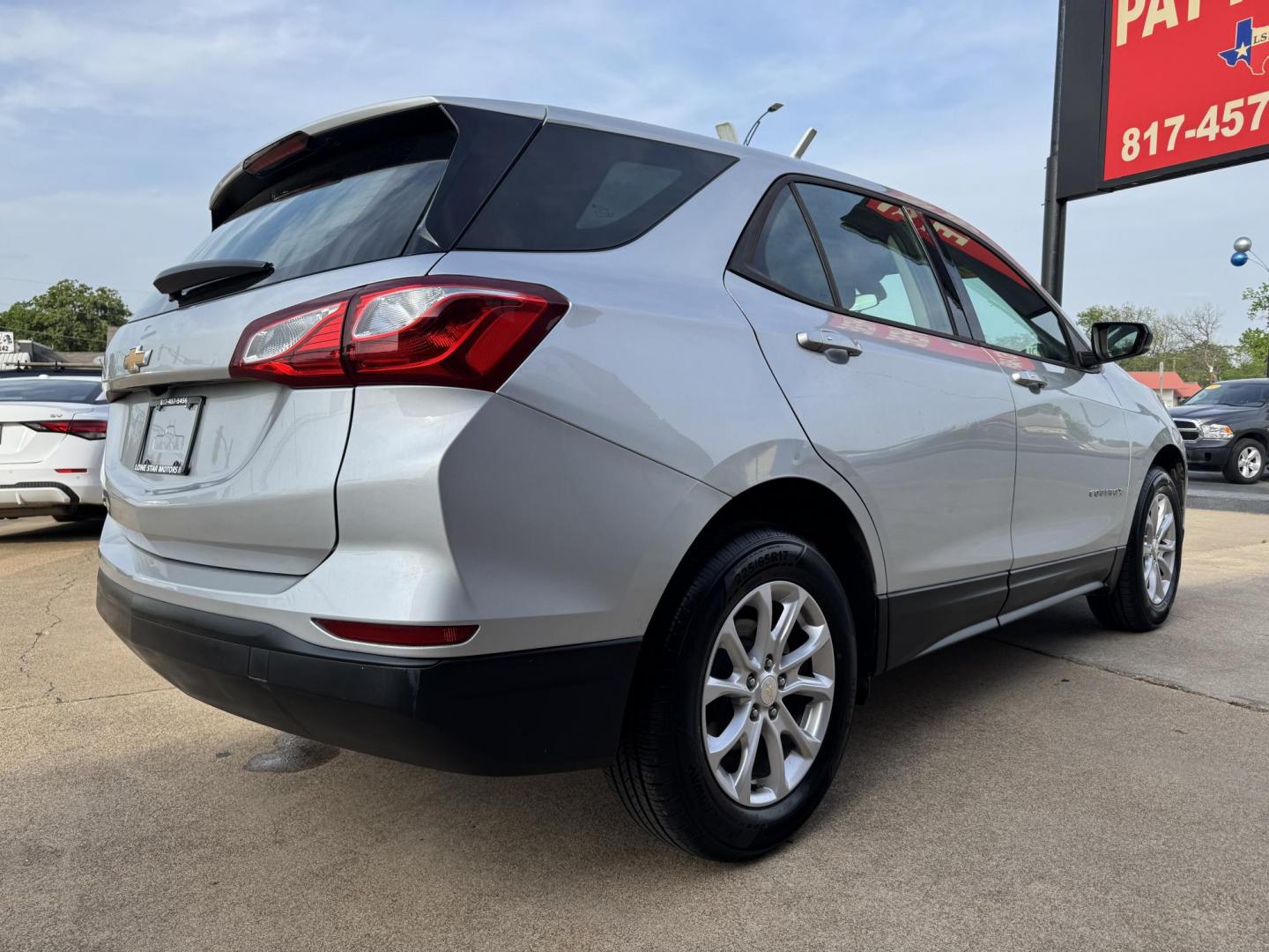 2019 SILVER CHEVROLET EQUINOX LS (3GNAXHEVXKS) , located at 5900 E. Lancaster Ave., Fort Worth, TX, 76112, (817) 457-5456, 0.000000, 0.000000 - Photo#3