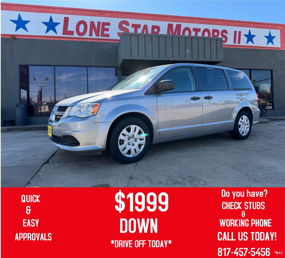 2019 SILVER DODGE GRAND CARAVAN SE (2C4RDGBG4KR) , located at 5900 E. Lancaster Ave., Fort Worth, TX, 76112, (817) 457-5456, 0.000000, 0.000000 - Photo#0