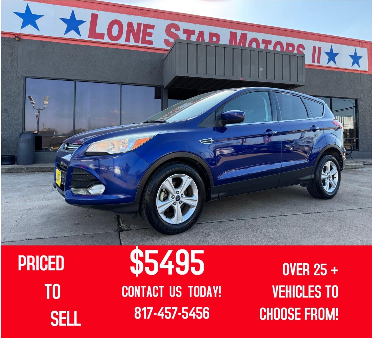 2014 BLUE FORD ESCAPE (1FMCU0GX3EU) , located at 5900 E. Lancaster Ave., Fort Worth, TX, 76112, (817) 457-5456, 0.000000, 0.000000 - Photo#0