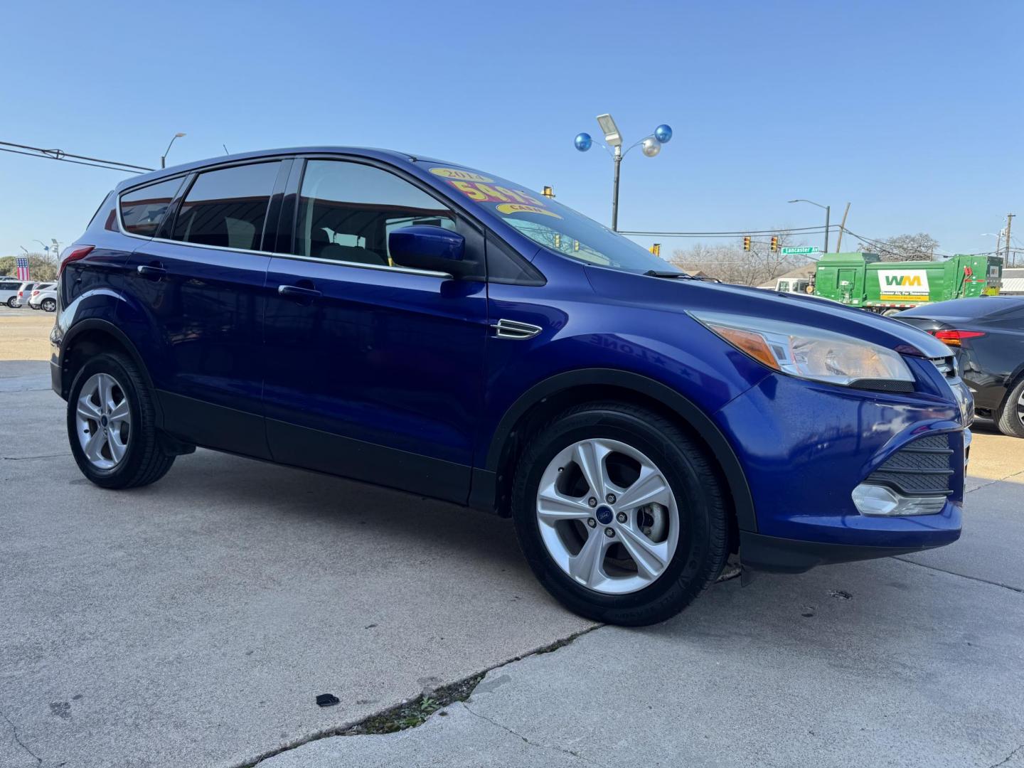 2014 BLUE FORD ESCAPE (1FMCU0GX3EU) , located at 5900 E. Lancaster Ave., Fort Worth, TX, 76112, (817) 457-5456, 0.000000, 0.000000 - Photo#3