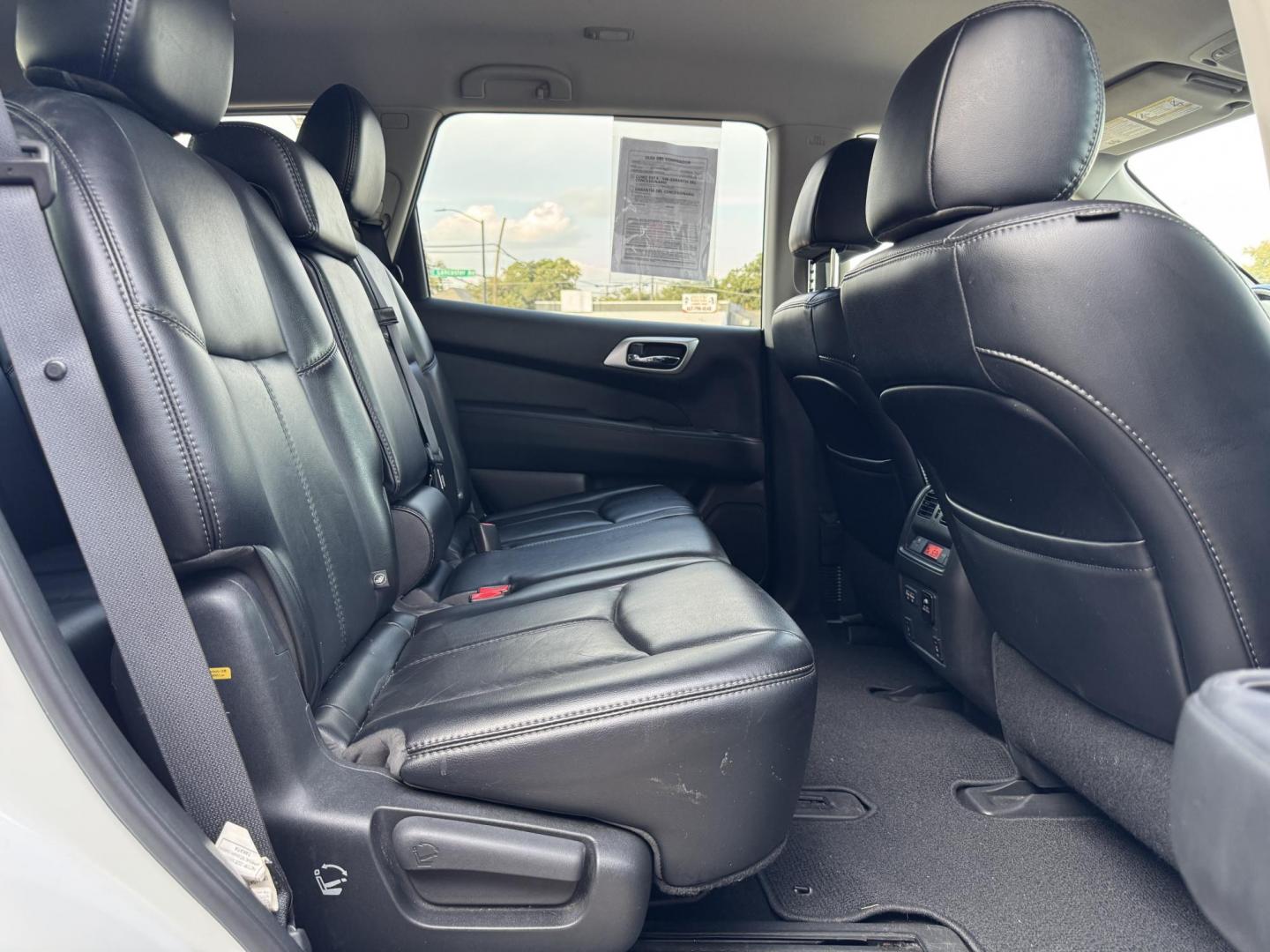 2017 WHITE /BLACK NISSAN PATHFINDER S; SL; PL (5N1DR2MM7HC) , located at 5900 E. Lancaster Ave., Fort Worth, TX, 76112, (817) 457-5456, 0.000000, 0.000000 - Photo#14