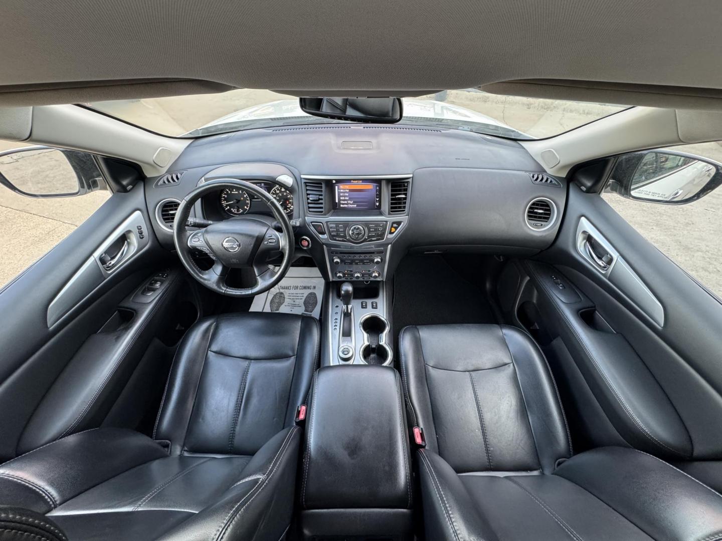 2017 WHITE /BLACK NISSAN PATHFINDER S; SL; PL (5N1DR2MM7HC) , located at 5900 E. Lancaster Ave., Fort Worth, TX, 76112, (817) 457-5456, 0.000000, 0.000000 - Photo#18