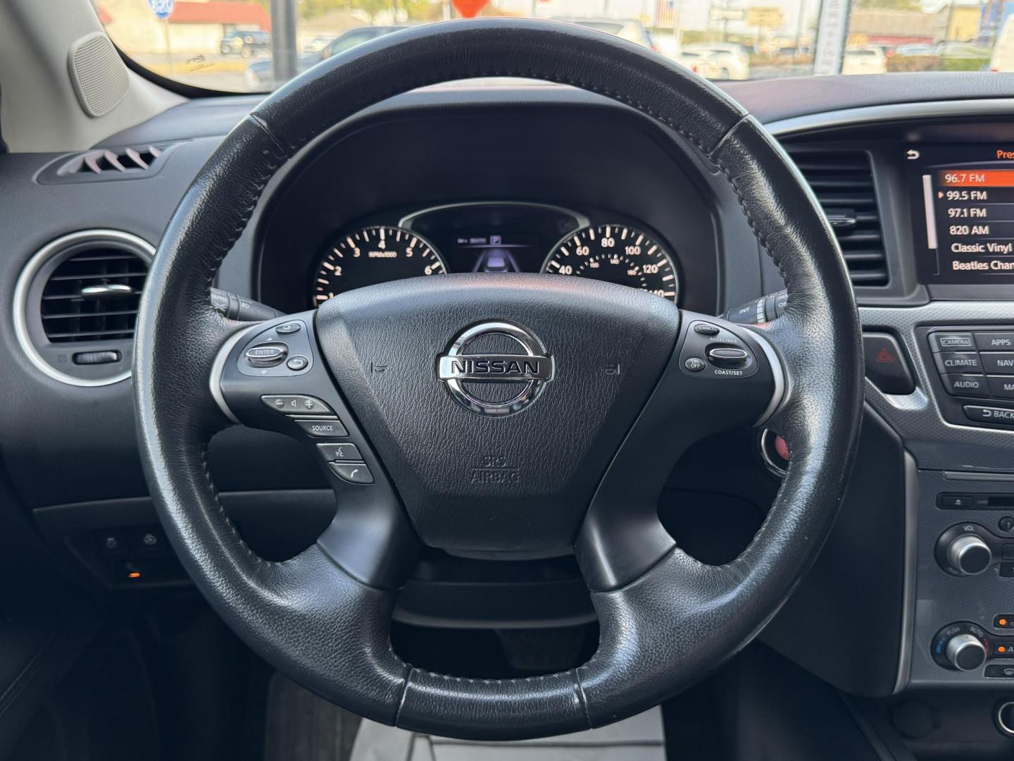 2017 WHITE /BLACK NISSAN PATHFINDER S; SL; PL (5N1DR2MM7HC) , located at 5900 E. Lancaster Ave., Fort Worth, TX, 76112, (817) 457-5456, 0.000000, 0.000000 - Photo#19